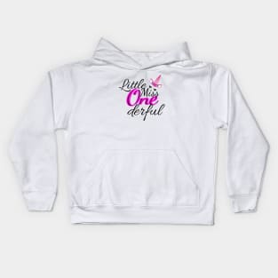 Little Miss One-derful Kids Hoodie